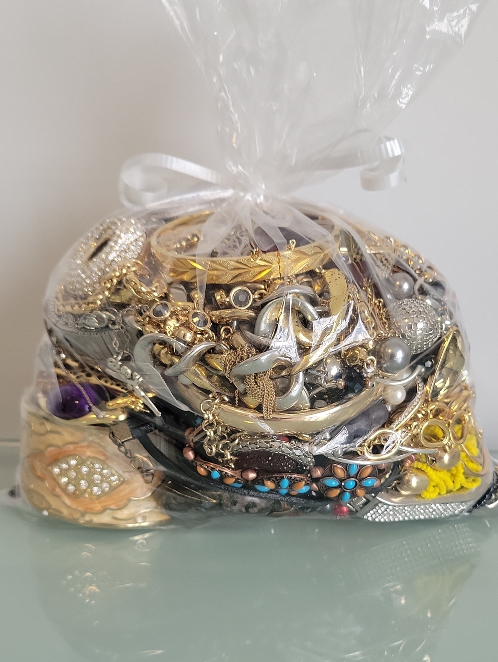 Mixed Mystery Bag Of Costume Jewelry 4 Lbs